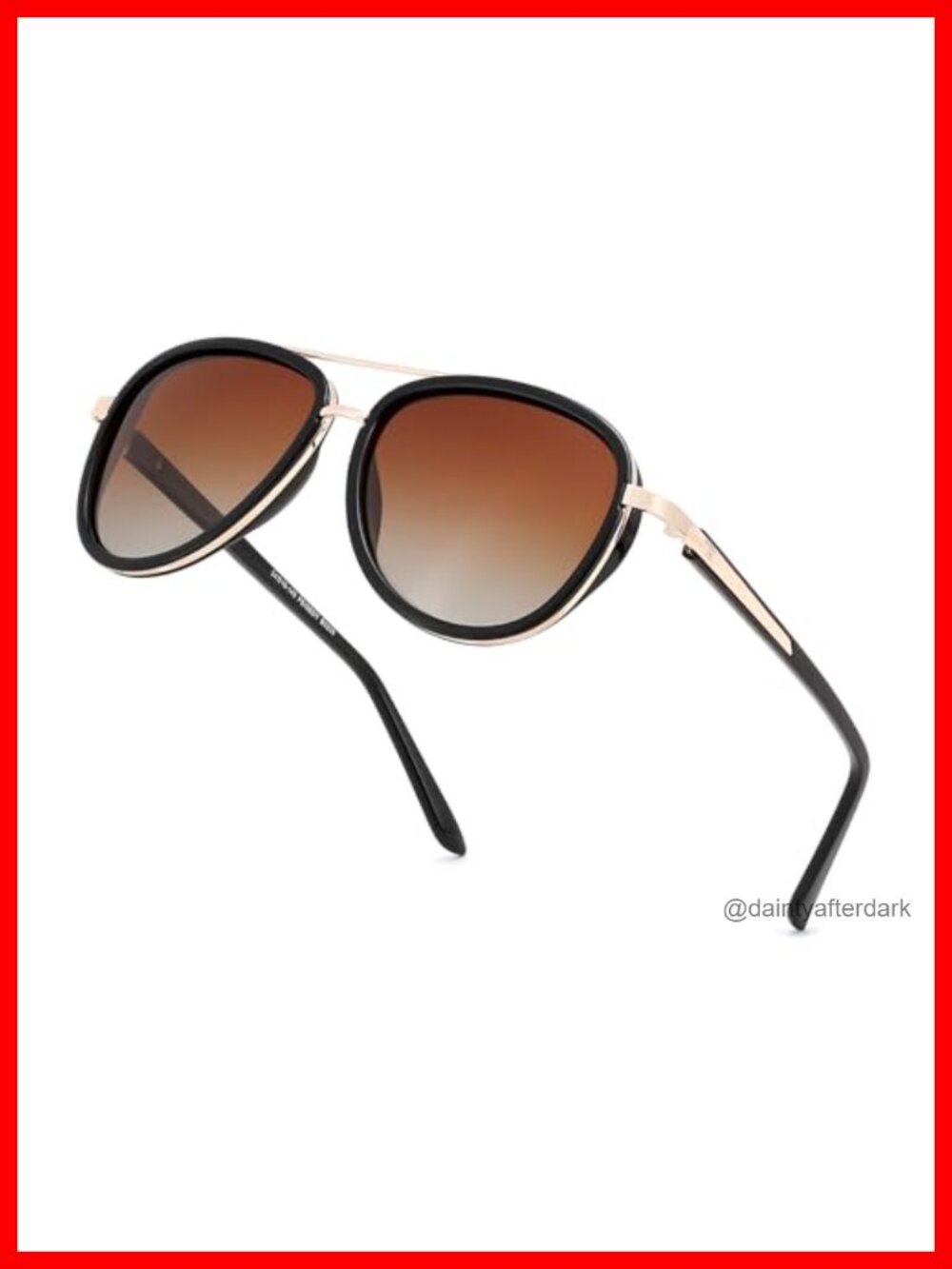 Retro Polarized Aviator Sunglasses UV400 Full Frame Unisex